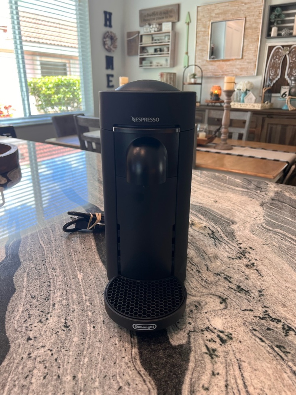 Nespresso VertuoPlus Coffee & Espresso Maker by De'Longhi, Black env150bmae